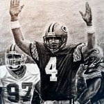 Acrylic on Canvas - Brett Favre Steakhouse