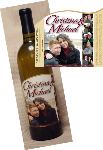 John Koester Originals - Mike and Tina Wine Bottle