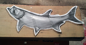 John Koester Originals - Tarpon Carving Progress