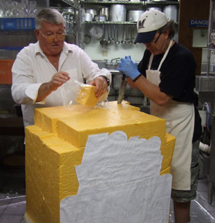 John Koester Originals - Cheese Carving Progress