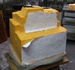 John Koester Originals - Cheese Carving Progress