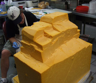 John Koester Originals - Cheese Carving Progress