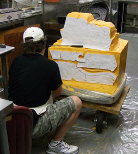 John Koester Originals - Cheese Carving Progress