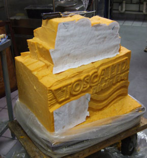 John Koester Originals - Cheese Carving Progress